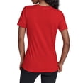 thumbnail image 2 of Women's Starter Red Washington Nationals Team Color Shading V-Neck T-Shirt, 2 of 2