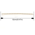 thumbnail image 2 of Strong Curtain Tiebacks Modern Style Drape Tie Backs Convenient Decorative Weave Rope Curtain Holdbacks For Thin Or Thick Home & Window Draperies 3ft Curtains 60 Curtains Sheer Linen Curtains 84, 2 of 3