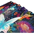 thumbnail image 3 of Coolnut Colorful Butterfly Shower Curtain for Bathroom, Bath Bathroom Accessories with 12 Pack Hooks for Home Hotels, 60 X 72 in Home Decor, 3 of 6