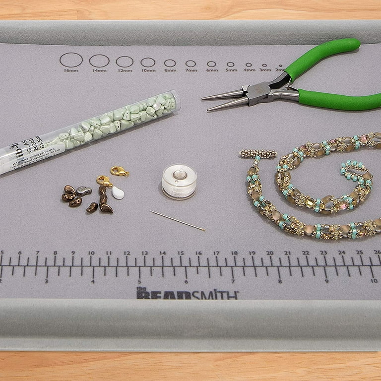 Bead Smith Treasure Bead Mat Tray with Lid - 12.5x9.25