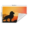 thumbnail image 3 of XMXY Woven Placemats Set of 6 PCS, Sunset Lion Shadow Table Mats Washable Heat Resistant Placemats, 3 of 6