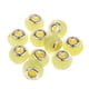 thumbnail image 5 of 10 cuentas redondas de vidrio doradas de 12 mm para hacer joyas. Amarillo, 5 of 6