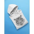 thumbnail image 3 of Tiger Tribal Style Hoodie Women -Image by Shutterstock, Female Small, 3 of 4