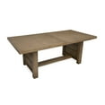 thumbnail image 5 of Magnussen Home Plum Creek Sierra Brown Extendable Trestle Dining Table, 5 of 11