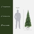 thumbnail image 3 of LuxenHome 6Ft Holiday Artificial Pampas Grass Tree in Green, 3 of 8