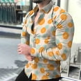 thumbnail image 6 of PNTUTB Hawaiian Vacation Men's Fashion Printed Shirts Collared Long Sleeve Button Down Casual Comfortable Blouses, 6 of 6