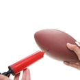 thumbnail image 2 of KAKOWELY kids football 2Pcs Children Rugby Ball Training Rugby Kids Training Ball Reusable Rugby Training Rugby Ball6.69"X3.54"X3.54", 2 of 5