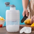 thumbnail image 2 of Shaved Ice Machine Snow Cone Machine Manual - Portable Ice Shaved And Ice Crusher，Ice Machine with Free Ice Cube Trays - BPA Free, 2 of 8