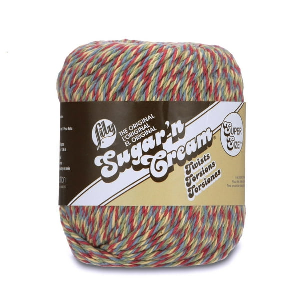 LILY SUGAR’N CREAM SUPER SIZE TWISTS YARN (85G/3OZ), COTTAGE TWISTS