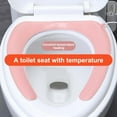 thumbnail image 5 of Heating Toilet Seat under $5! Yannianjz Intelligent Constant Temperature Heating Toilet Seat Pad, USB Powered Warm Bidet Cover for Winter, Household Adhesive Toilet Mat for Bathroom Comfort, 5 of 8