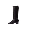 thumbnail image 4 of Ros Hommerson Max Wide Wide Shaft Women's Zip Up Boot In Tobacco, 4 of 8