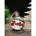 thumbnail image 3 of Christmas Tree Decorations Copper Wire Lights Ornaments Plastic Party Luminous Pendant Pandent LED Mini Ball, 3 of 6