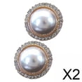thumbnail image 1 of Joyas de novia,Conjunto de joyas para novias Accesorios para vestidos de novia,Collar,pendientes,anillos y diseño vintage para mujer,Collar y pendientes de diamantes de imitación y, 1 of 8