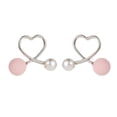 thumbnail image 1 of Lovely Hollow Post Stud Pendientes para Mujeres Joyería Regalo Plata Jinwen Pendiente Corazón Melocotón, 1 of 8