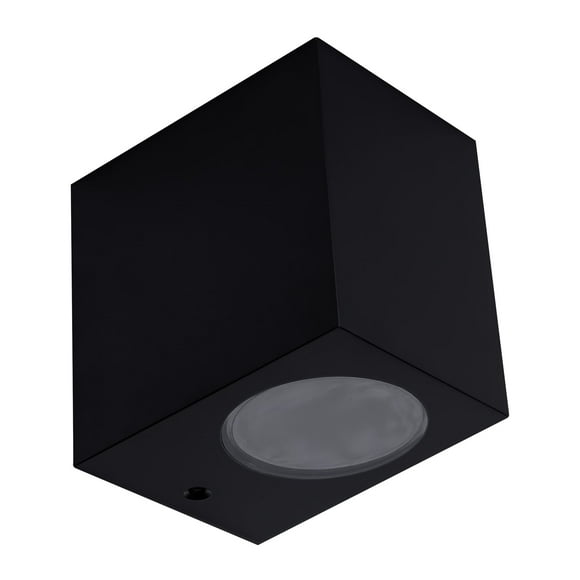 Estevez Luminaria de Muro Kubo Single Emission, LED, Color Negro, Protección IP44, Foco E27