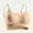 Beige, variant on Women Solid Pullover Wireless Bra, Adjustable Thin Straps Breathable Seamless Light Push Up Comfort Lounge Daily Bralette Beige XL(XL)