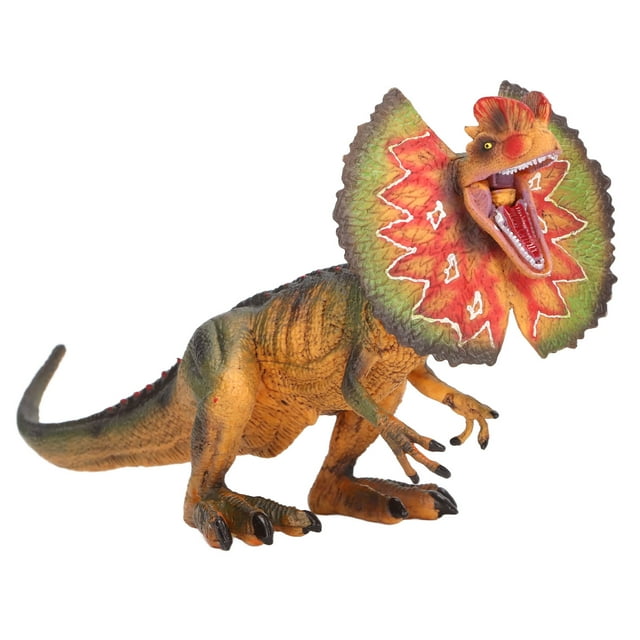 Figura de dinosaurio Dilophosaurus para niños, juguete de colección, regalo de cumpleaños para niños de 3 años o más.