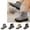 Gray, variant on LTTVQM Rhinestone Combat Boots Womens Platform Chunky Heel Lug Sole Lace Up Ankle Boots Anti-Skid Casual Comfortable Fall Winter Outdoor Walking Boots Red 36(US-5.5)