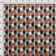 thumbnail image 3 of oneOone Viscose Chiffon Fabric Brush Stroke Ikat Decor Fabric Printed BTY 42 Inch Wide, 3 of 4