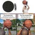thumbnail image 4 of Visland Basketball Off-Hand Trainer Basketball Shot Helper Eliminate Off-Hand Interference Basketball Training Aid for Right-Handed Left-Handed Shooter, 4 of 7
