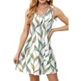 thumbnail image 4 of Fantaslook Summer Dresses for Women Casual V Neck Sleeveless Sundresses Floral Beach Short Dress with Pockets, 4 of 9