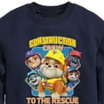 thumbnail image 3 of Paw Patrol - Rubble & Crew - Construction Crew to the Rescue - Toddler & Youth Crewneck Fleece Sweatshirt, 3 of 6
