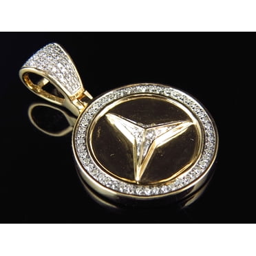 Pendentif Ours En Peluche Diamanté - Or Jaune 10K - Diamants 1.04 Carats - Taille 1.2 Pouces - Neuf Avec étiquettes