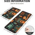 thumbnail image 2 of Coffee House Kitchen Mats for Floor, Vintage Kitchen Rug Runner Non-Slip Kitchen Mats and Rugs 2PCS Absorbent Standing Mats for Office Desk Sink, 2 of 6