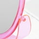 thumbnail image 2 of EeaseMX Espejo de maquillaje con forma de corazón, acrílico transparente de dos caras, espejo decorativo de escritorio para el hogar (rosa), 2 of 7