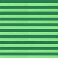 thumbnail image 1 of Ahgly Company Machine Washable Indoor Square Transitional Green Area Rugs, 4' Square, 1 of 7