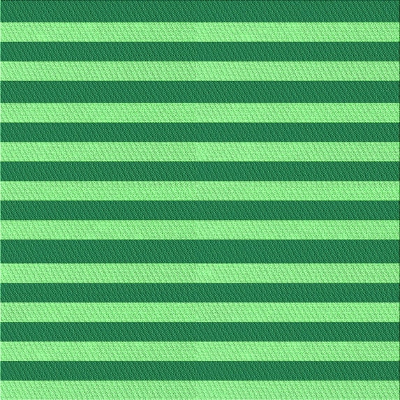 Ahgly Company Indoor Square Patterned Stoplight Go Green Area Rugs, 6' Square