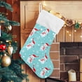 thumbnail image 5 of Coolnut 17.7 Inch Christmas Stockings, 1 PCS Winter Christmas Snowflake Snowman Presonalized Large Stocking Sock for Family Holiday Xmas Party Decorations, 5 of 7