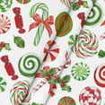 thumbnail image 5 of Christmas Tablecloth 60×60 Inch Round, Candy Cane Lollipop Washable Table Cover for Party Picnic Dinner Decor, 5 of 6