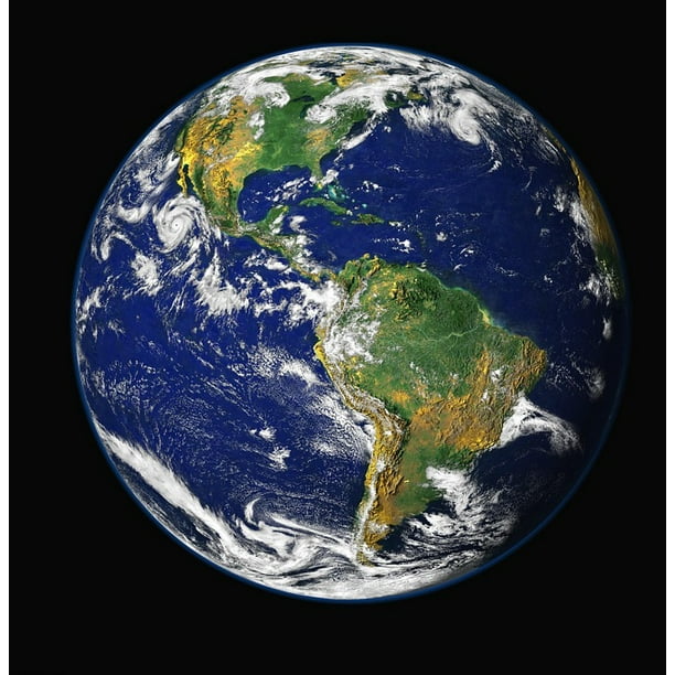Planet Blue Planet World Space Earth Globe Inch By 30 Inch Laminated Poster With Bright Colors And Vivid Imagery Fits Perfectly In Many Attractive Frames Walmart Com Walmart Com