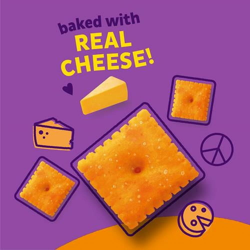 Annies Organic Original Cheddar Squares Baked Snack Crackers, Made With Real Cheese, 11.25 Oz - Pack of 2