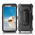 thumbnail image 5 of LG K30 Case with Belt Clip (X410), LG Premier Pro LTE Case, LG K10 2018 Case with Clip (MS425) [Shock Proof] Heavy Duty Holster, Full Body Coverage [Built in Screen Protector] LG K20v Case - Black, 5 of 5