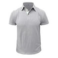 thumbnail image 2 of Dovford Polo Shirts for Men Short Sleeve Casual Lightweight Performance Moisture Wicking Zipper Mens Golf Shirts Collared T Shirts, 2 of 6