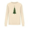 thumbnail image 6 of Christmas Sweatshirt for Womens Fashion Crewneck Christmas Tree Printed Pullover Top Winter Long Sleeve Sweaters Loose Plus Size Blouses Tops, 6 of 6