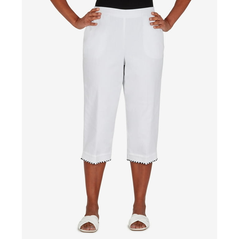 Walmart plus size denim capris sale