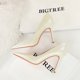 thumbnail image 3 of Zapatos de lujo elegantes de estilo banquete para mujer, tacones finos, boca ultra baja, puntiagudos, altos, para boda, sexys, 3 of 5