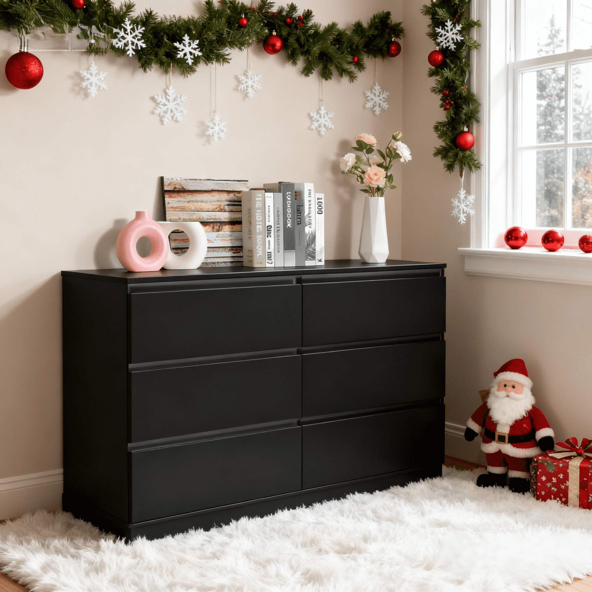dresser cheap 6 Drawer Double White by Innovations and a lamination process ensures a consistent white finish throughout Dressers & Chests : Target