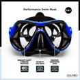 thumbnail image 4 of Dolfino Pro Theos Adult Dive Swim Mask - Blue, 4 of 5