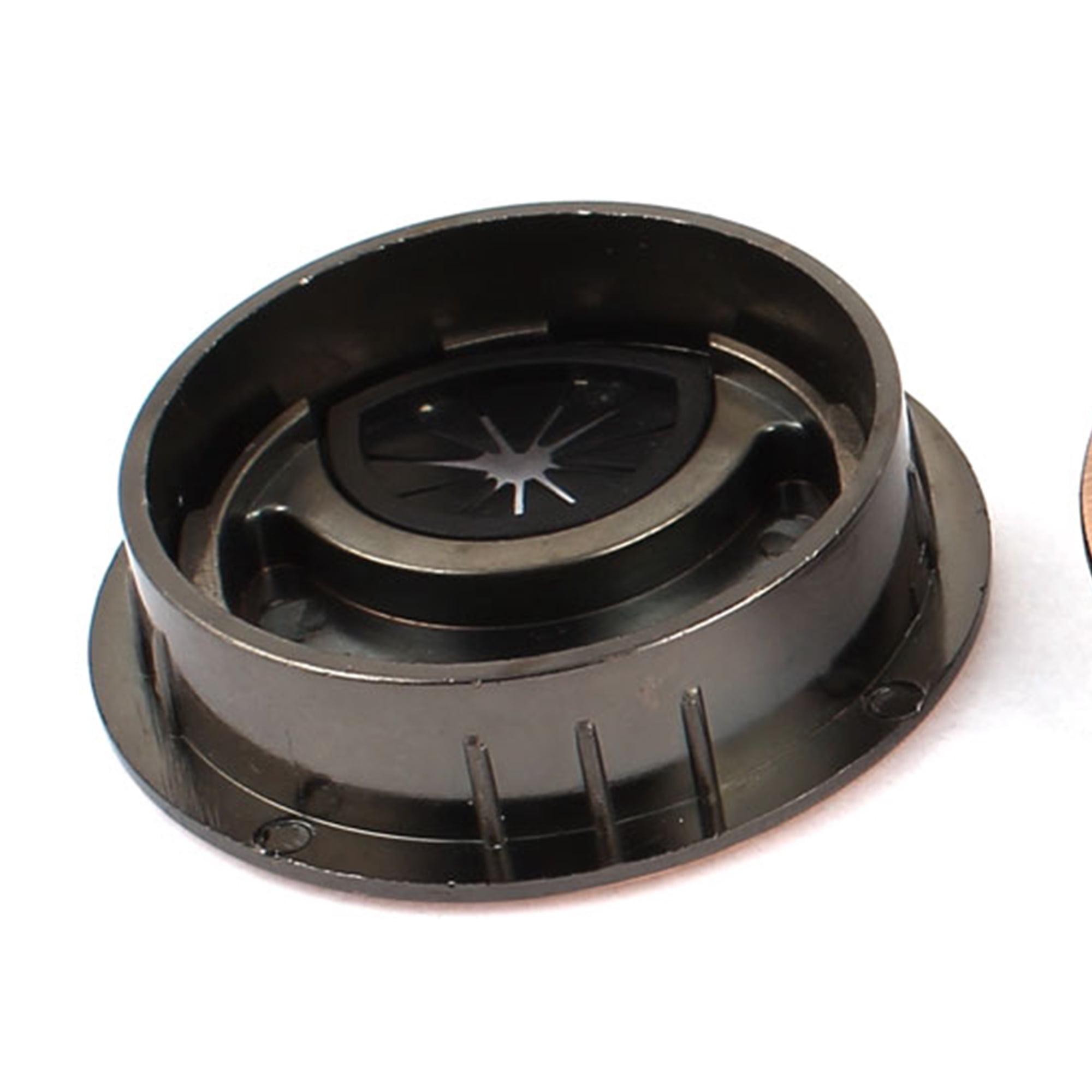 Unique Bargains 2 Pcs Hardware Metal Round Shaped Cable Wire Hole Cover for Computer Desk