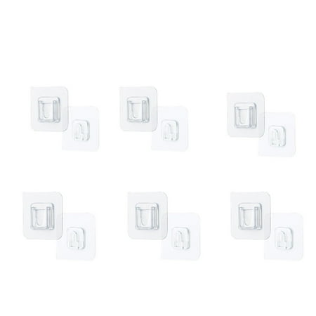 

WANYNG Stickers Hooks Double-sided Adhesive Wall Kitchen for Mounted Wall Storage Hooks Tools Bathroom Products Double-sided Adhesive Clear