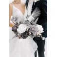 thumbnail image 2 of Set de Flores Artificiales Serwalin Gris de Seda con Tallos para Bodas, 2 of 5