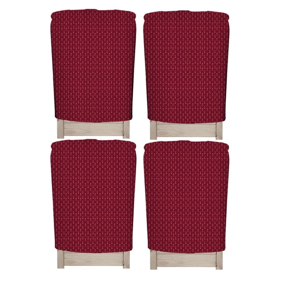 SIGNBLOC 1 Pack Dining Chair Back Covers, Stretch Chair Back Protectors for Home Kitchen Restaurant Decor