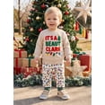 thumbnail image 4 of Cjfdfy Toddler Baby Boys Girl Christmas Outfits It's A Beaut Clark Long Sleeve Sweatshirt Christmas Lights Pants Little Baby Cute My First Christmas Holiday Fall Winter Outfit 6M-4Y  ﻿, 4 of 9