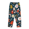 thumbnail image 5 of Xecao Holiday Christmas Cookies Women's Straight Lounge Pajama Pants: The Epitome of Relaxed Sleepwear, 5 of 9
