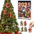 thumbnail image 3 of 2025 Christmas Advent Calendar 2D Flat Dragon with Santa Hats Ornaments, 24 Days Countdown Calendar Pendants Gifts for Christmas Tree New Year Vacation Party Home Decor, 3 of 8
