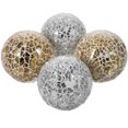 thumbnail image 3 of 2 bolas esféricas de mosaico de vidrio, bolas decorativas, bolas esféricas, centro de mesa de boda, decoración del hogar (8 cm), 3 of 6